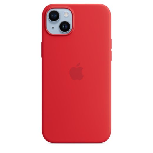 Силіконовий чохол CasePro Silicone Case with MagSafe (PRODUCT) Red для iPhone 14 Plus