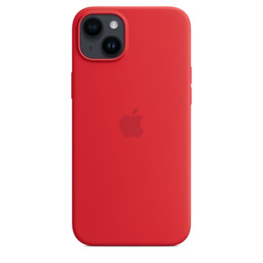Силиконовый чехол CasePro Silicone Case with MagSafe (PRODUCT) Red для iPhone 14 Plus