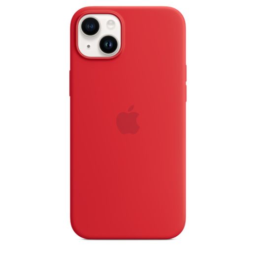 Силіконовий чохол CasePro Silicone Case with MagSafe (PRODUCT) Red для iPhone 14 Plus