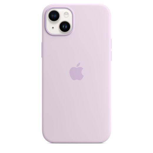 Оригинальный силиконовый чехол Apple Silicone Case with MagSafe Lilac для iPhone 14 Plus (MPT83)