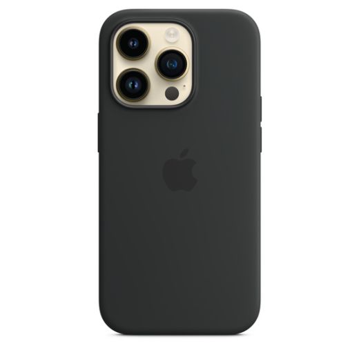 Силиконовый чехол CasePro Silicone Case with MagSafe Midnight для iPhone 14 Pro
