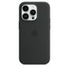 Силиконовый чехол CasePro Silicone Case with MagSafe Black для iPhone 15 Pro
