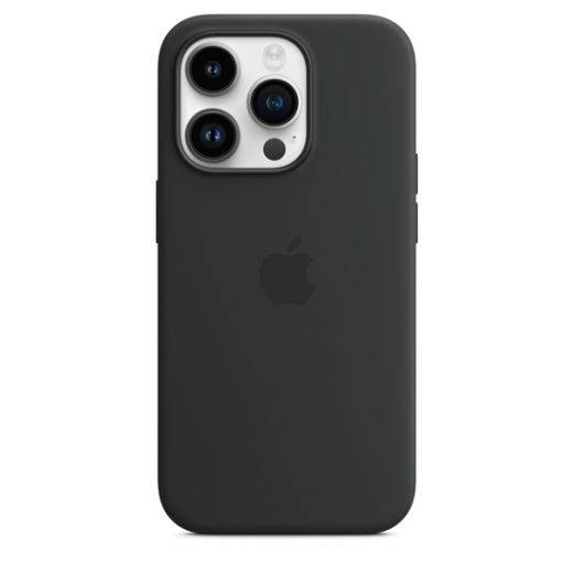 Силиконовый чехол CasePro Silicone Case with MagSafe Black для iPhone 15 Pro