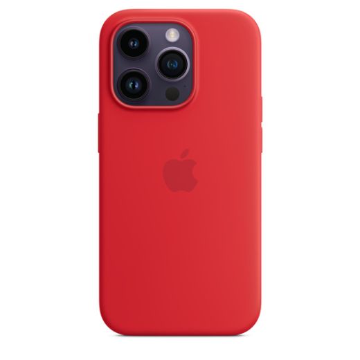 Силіконовий чохол CasePro Silicone Case (PRODUCT) Red для iPhone 14 Pro
