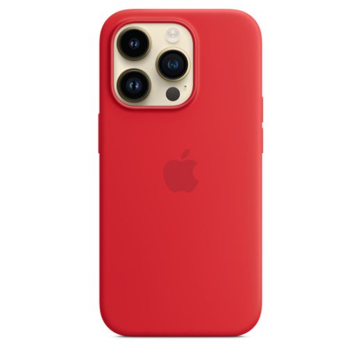 Силиконовый чехол CasePro Silicone Case (PRODUCT) Red для iPhone 14 Pro