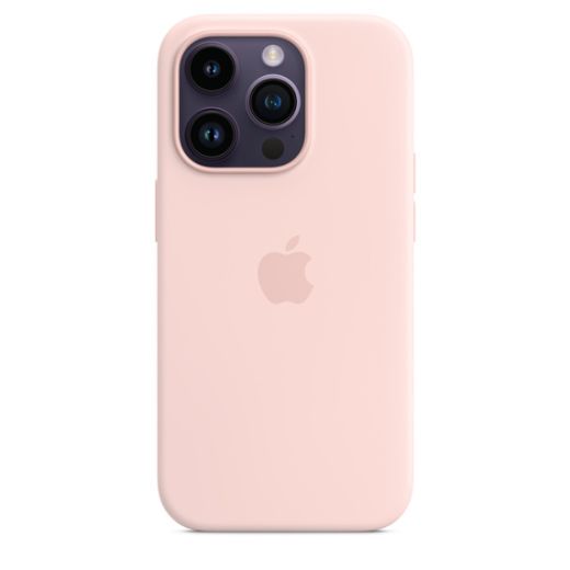 Силиконовый чехол CasePro Silicone Case Chalk Pink для iPhone 14 Pro Max