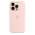 Силиконовый чехол CasePro Silicone Case with MagSafe Pink для iPhone 15 Pro