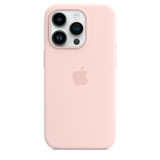Силиконовый чехол CasePro Silicone Case with MagSafe Chalk Pink для iPhone 14 Pro Max