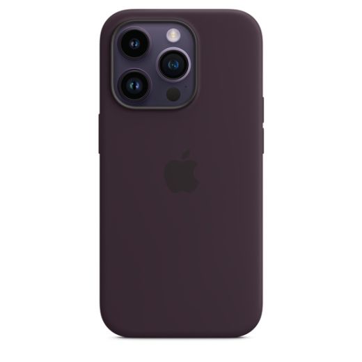 Силіконовий чохол CasePro Silicone Case with MagSafe Elderberry для iPhone 14 Pro
