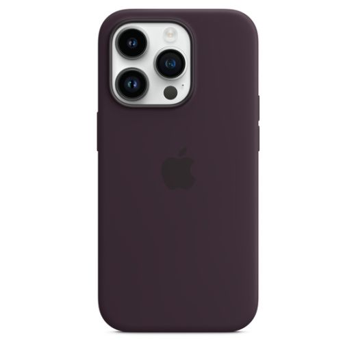 Силіконовий чохол CasePro Silicone Case with MagSafe Elderberry для iPhone 14 Pro Max