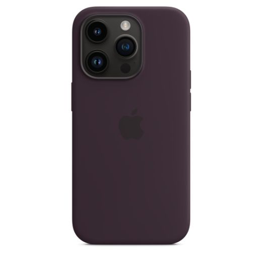 Силіконовий чохол CasePro Silicone Case with MagSafe Elderberry для iPhone 14 Pro Max