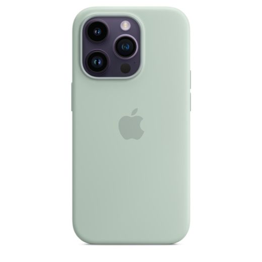 Силиконовый чехол CasePro Silicone Case with MagSafe Succulent для iPhone 14 Pro