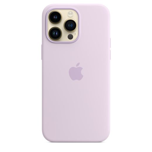 Оригинальный силиконовый чехол Apple Silicone Case with MagSafe Lilac для iPhone 14 Pro Max (MPTW3)