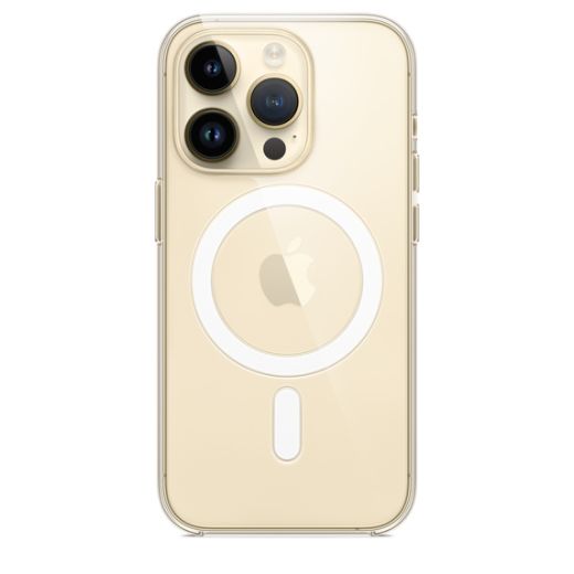 Оригинальный прозрачный чехол Apple Clear Case with MagSafe для iPhone 14 Pro (MPU63)