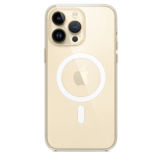 Оригинальный прозрачный чехол Apple Clear Case with MagSafe для iPhone 14 Pro Max (MPU73)