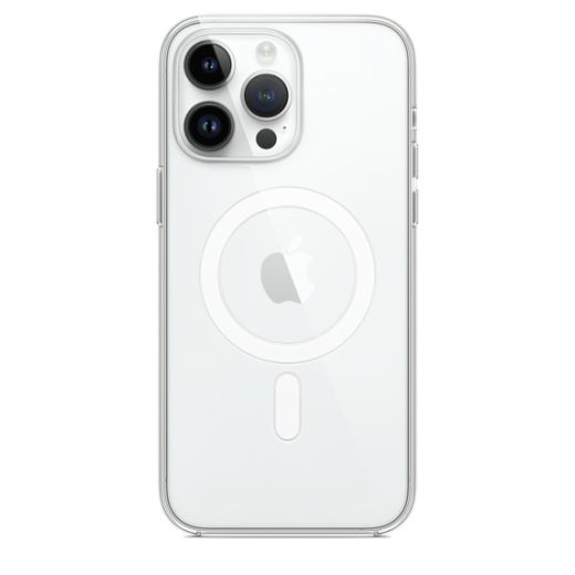 Оригинальный прозрачный чехол Apple Clear Case with MagSafe для iPhone 14 Pro Max (MPU73)