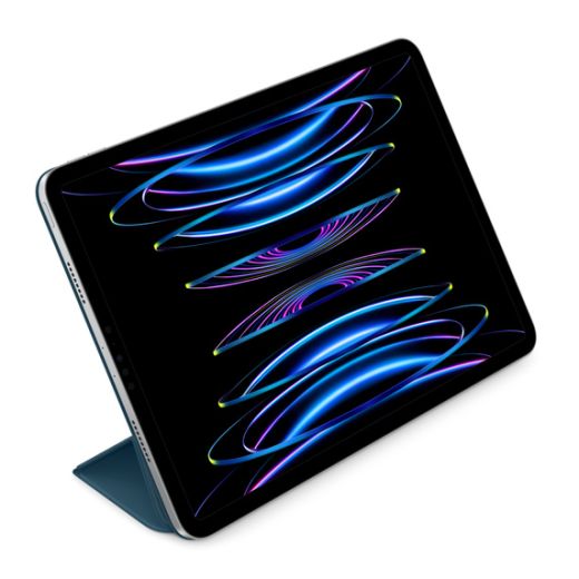 Оригинальный чехол Apple Smart Folio Marine Blue (MQDV3) для iPad Pro 11" M1 | M2  Chip (2021 | 2022)