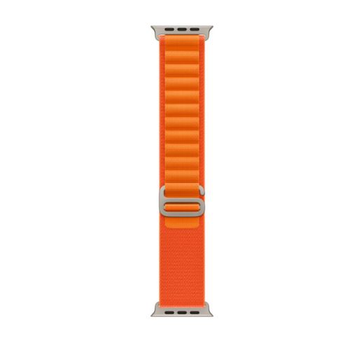 Оригинальный ремешок Apple Alpine Loop Large Orange для Apple Watch 49mm | 45mm | 44mm (MQE13)
