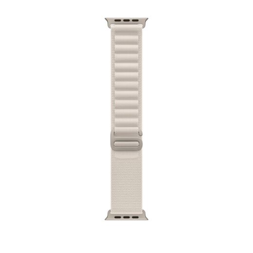 Оригинальный ремешок Apple Alpine Loop Medium Starlight для Apple Watch 49mm | 45mm | 44mm (MQE63)