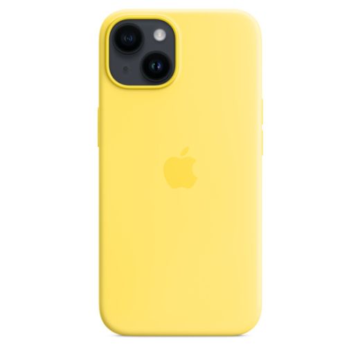 Оригинальный силиконовый чехол Apple Silicone Case with MagSafe Canary Yellow для iPhone 14 Plus (MQUC3)