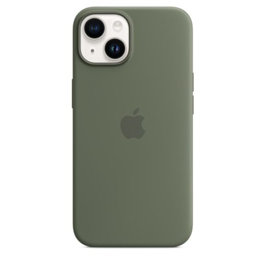 Силіконовий чохол CasePro Silicone Case Olive для iPhone 14 Plus