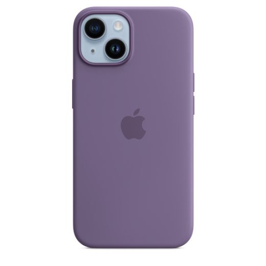 Оригинальный силиконовый чехол Apple Silicone Case with MagSafe Iris для iPhone 14 Plus (MQUF3)