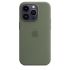 Силіконовий чохол CasePro Silicone Case with MagSafe Olive для iPhone 14