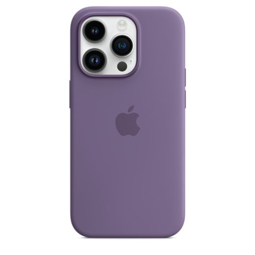 Оригинальный силиконовый чехол Apple Silicone Case with MagSafe Iris для iPhone 14 Pro (MQUK3)