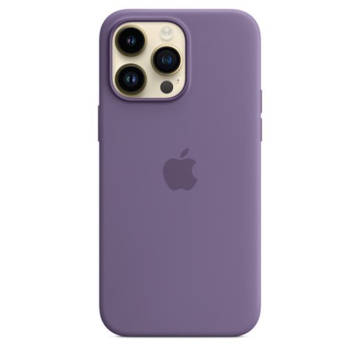 Оригинальный силиконовый чехол Apple Silicone Case with MagSafe Iris для iPhone 14 Pro Max (MQUQ3)
