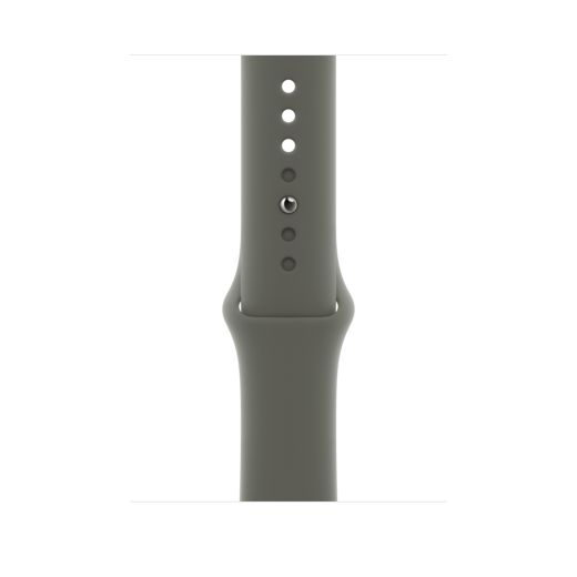 Оригінальний силіконовий ремінець Apple Sport Band Size S/M Olive для Apple Watch 49mm | 45mm | 44mm (MR343)