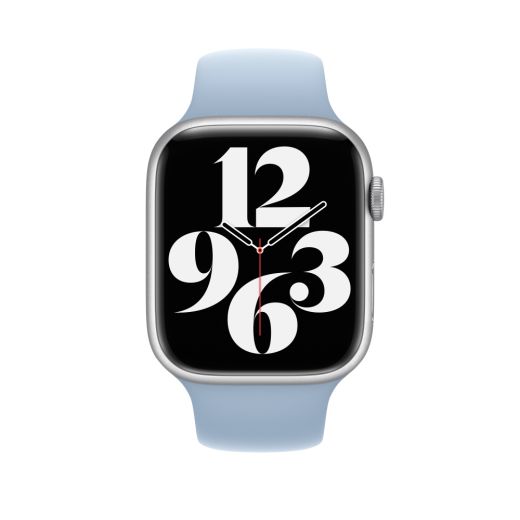 Оригинальный силиконовый ремешок Apple Sport Band Size S/M Sky для Apple Watch 49mm | 45mm | 44mm (MR363)