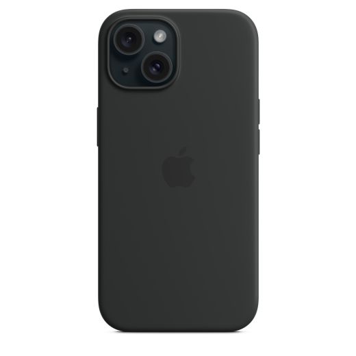 Оригінальний силіконовий чохол Apple Silicone Case with MagSafe Black для iPhone 15 Plus (MT103)