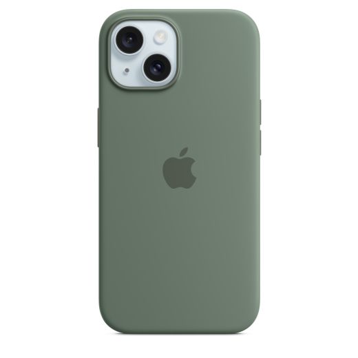 Силиконовый чехол CasePro Silicone Case with MagSafe Cypress для iPhone 15 Plus