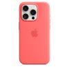 Силиконовый чехол CasePro Silicone Case with MagSafe Guava для iPhone 15 Pro