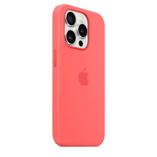 Оригинальный силиконовый чехол Apple Silicone Case with MagSafe Guava для iPhone 15 Pro (MT1G3)