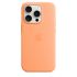 Силиконовый чехол CasePro Silicone Case with MagSafe Orange Sorbet для iPhone 15 Pro