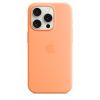 Силиконовый чехол CasePro Silicone Case with MagSafe Orange Sorbet для iPhone 15 Pro Max