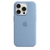 Силиконовый чехол CasePro Silicone Case with MagSafe Winter Blue для iPhone 15 Pro