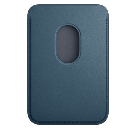 Оригинальный чехол-кошелек з локатором Apple FineWoven Wallet with MagSafe Pacific Blue (MT263)