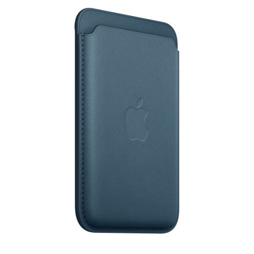 Оригинальный чехол-кошелек з локатором Apple FineWoven Wallet with MagSafe Pacific Blue (MT263)