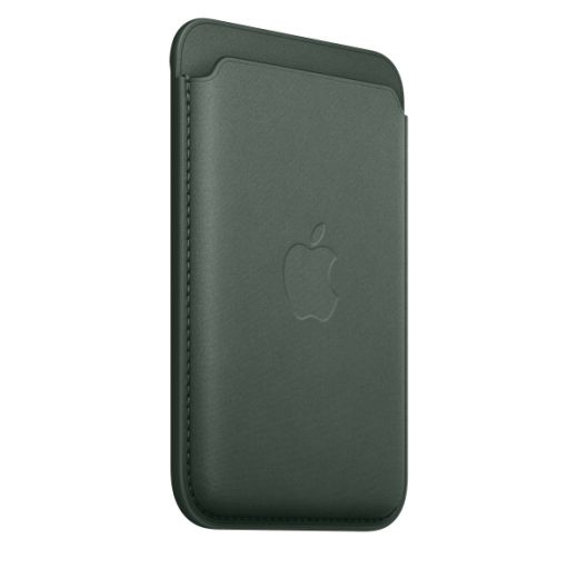 Оригинальный чехол-кошелек з локатором Apple FineWoven Wallet with MagSafe Evergreen (MT273)