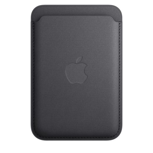 Оригинальный чехол-кошелек з локатором Apple FineWoven Wallet with MagSafe Black (MT2N3)