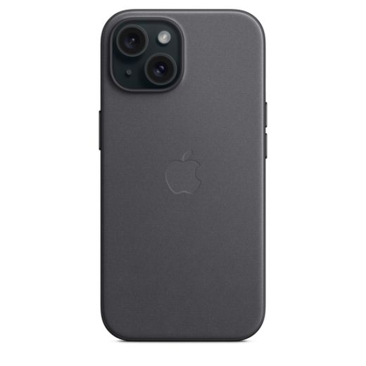 Оригінальний чохол Apple FineWoven Case with MagSafe Black для iPhone 15 (MT393)
