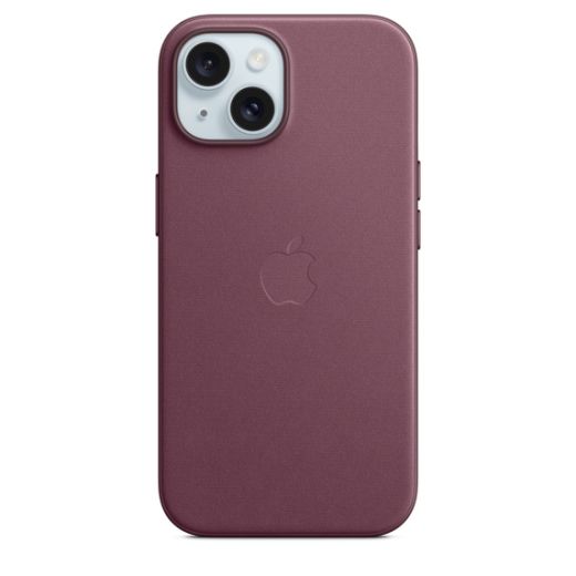 Оригинальный чехол Apple FineWoven Case with MagSafe Mulberry для iPhone 15 (MT3E3)