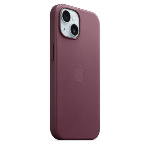 Оригинальный чехол Apple FineWoven Case with MagSafe Mulberry для iPhone 15 (MT3E3)