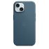 Оригинальный чехол Apple FineWoven Case with MagSafe Pacific Blue для iPhone 15 (MT3G3)