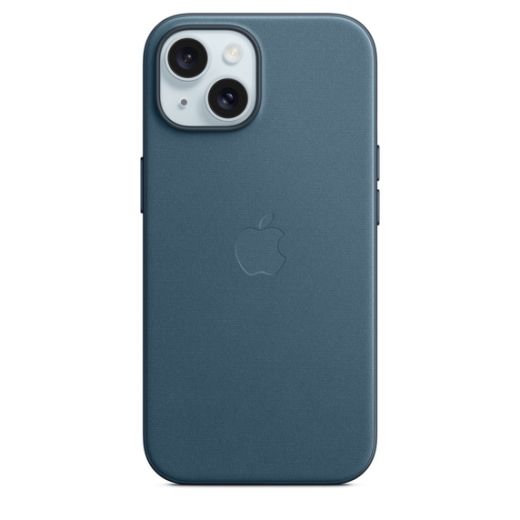 Чехол CasePro FineWoven Case with MagSafe Pacific Blue для iPhone 15