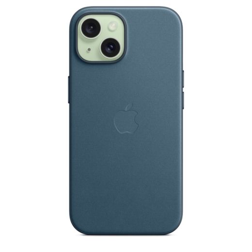 Оригінальний чохол Apple FineWoven Case with MagSafe Pacific Blue для iPhone 15 (MT3G3)