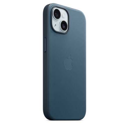 Оригінальний чохол Apple FineWoven Case with MagSafe Pacific Blue для iPhone 15 (MT3G3)