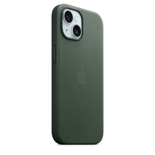 Оригінальний чохол Apple FineWoven Case with MagSafe Evergreen для iPhone 15 (MT3J3)